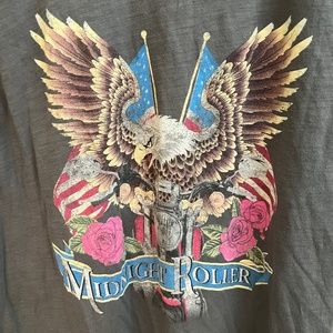 NWT Rare Spell & The Gypsy Collective Real Steeler Muscle Tank Charcoal Medium